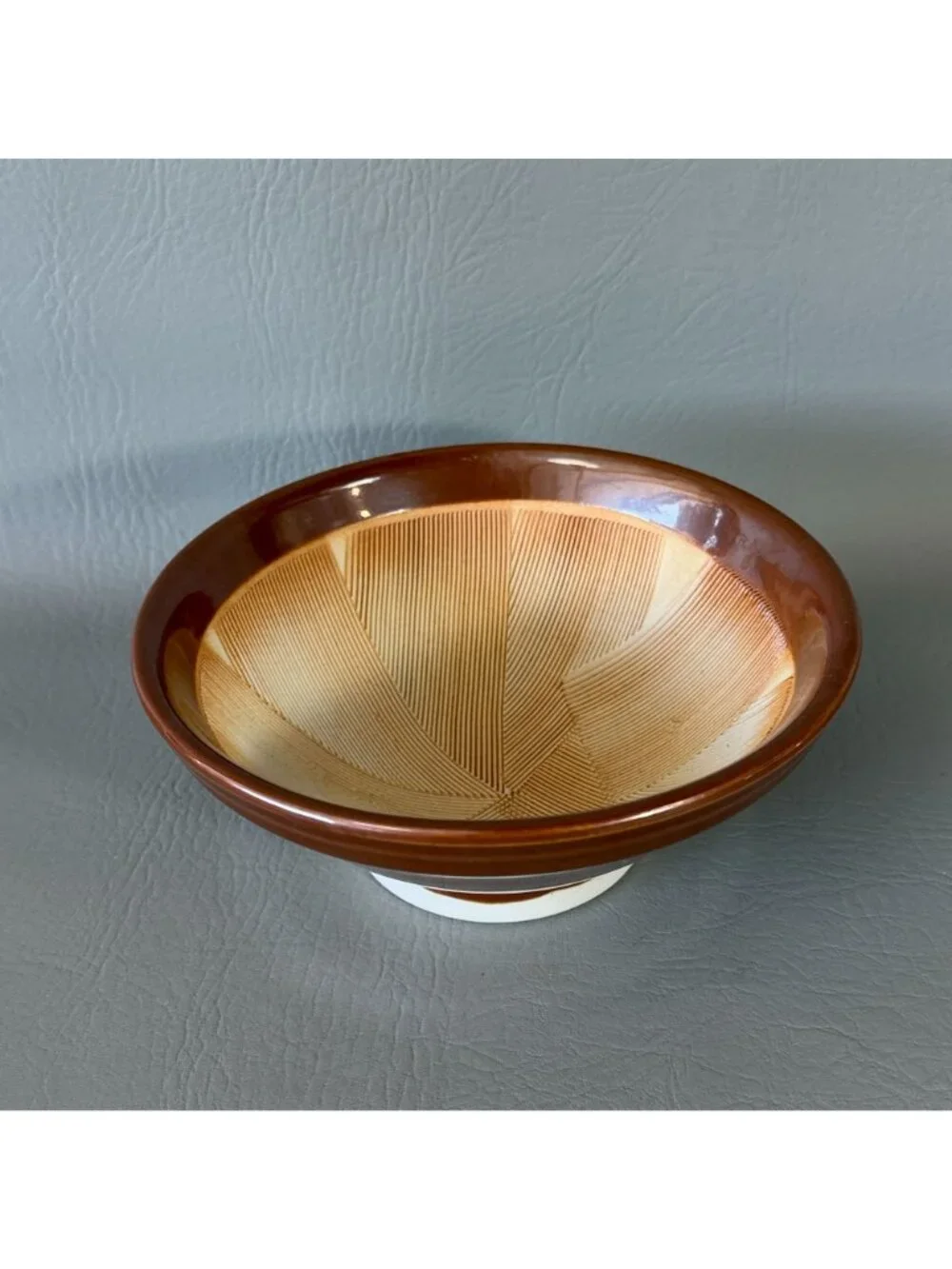 Vintage Japanese Suribachi Mortar Bowl 7.25